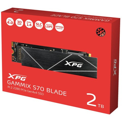 Твердотельный накопитель SSD ADATA XPG Gammix S70 Blade 2TB M.2 - фото 3 - id-p116368972