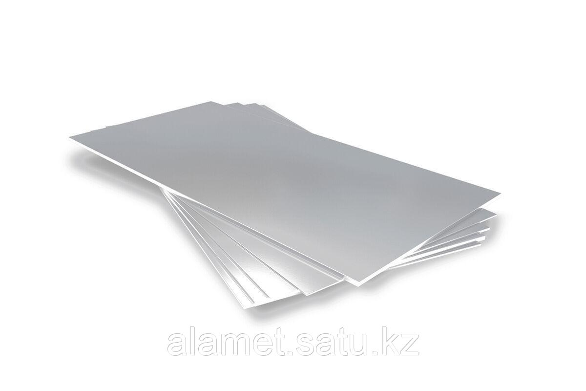 Лист алюминиевый гладкий 8,0x1500x3000 мм 1100(А0) PVC, лист - фото 1 - id-p116369360