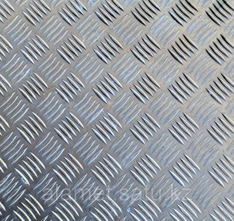 Лист алюминиевый рифленый Квинтет 1,2х1200х3000 (АМГ2Н2Р), лист - фото 1 - id-p116369365