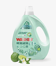 Средство жидкое Washer-W "Green&Fresh" для стирки, 2 л