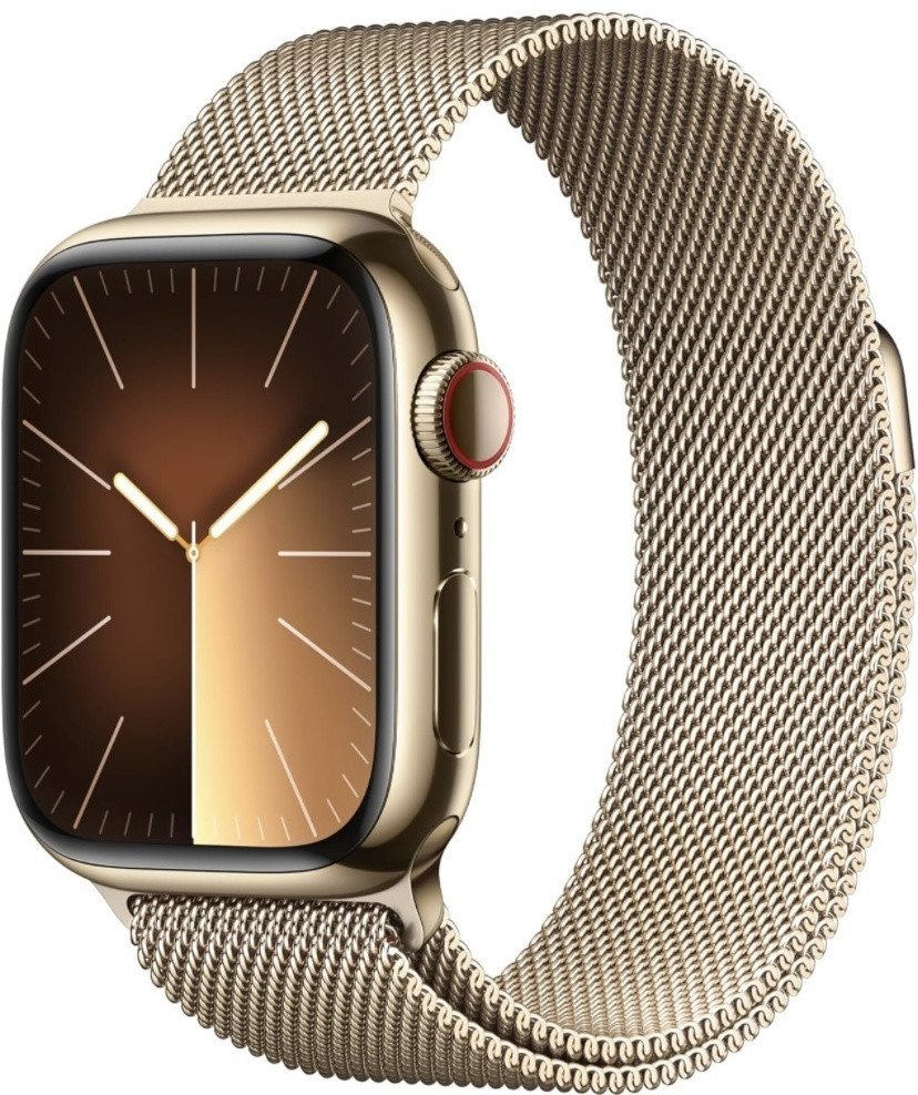 Apple Watch Series 9 41mm gold Milanese loop