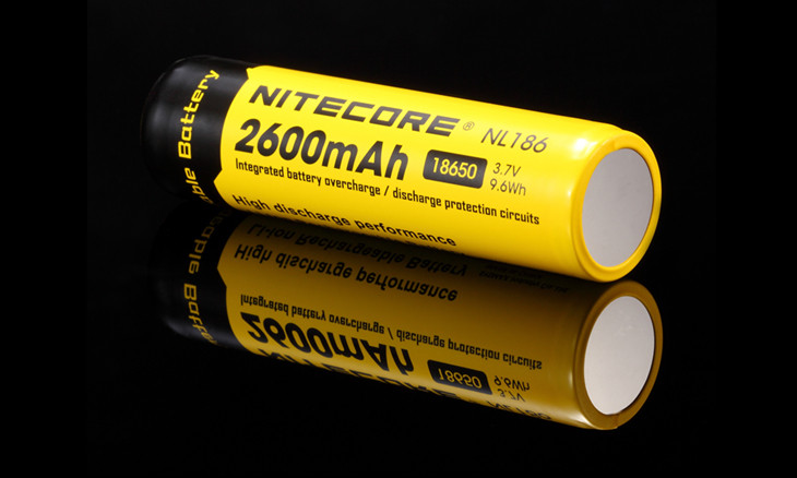 Аккумулятор, NITECORE NL1826 (2600mAh) for Flashlights - фото 8 - id-p116370885