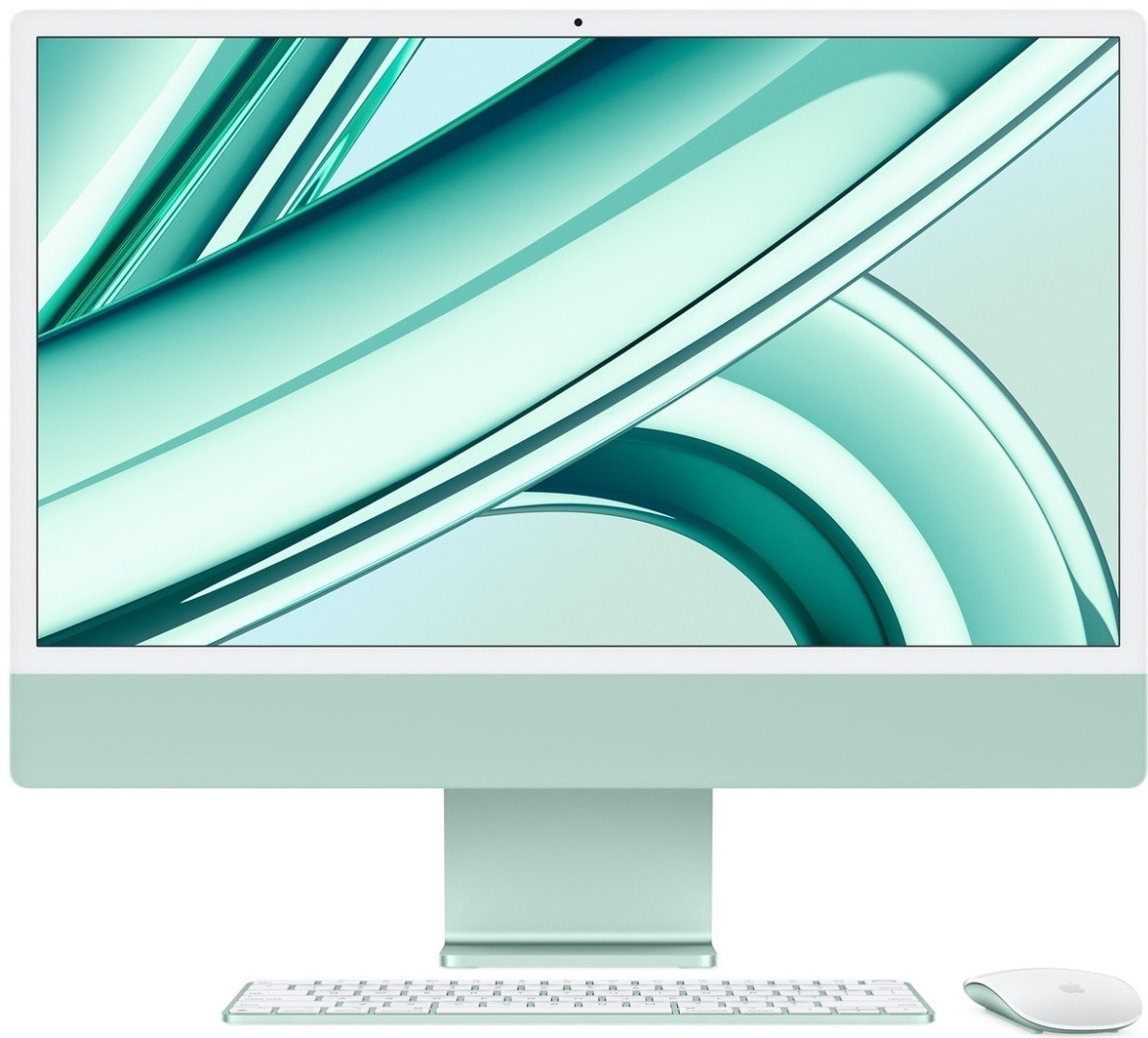 Apple iMac 24' M3 8C/8C 8Gb/256Gb MQRA3 green - фото 1 - id-p116370920