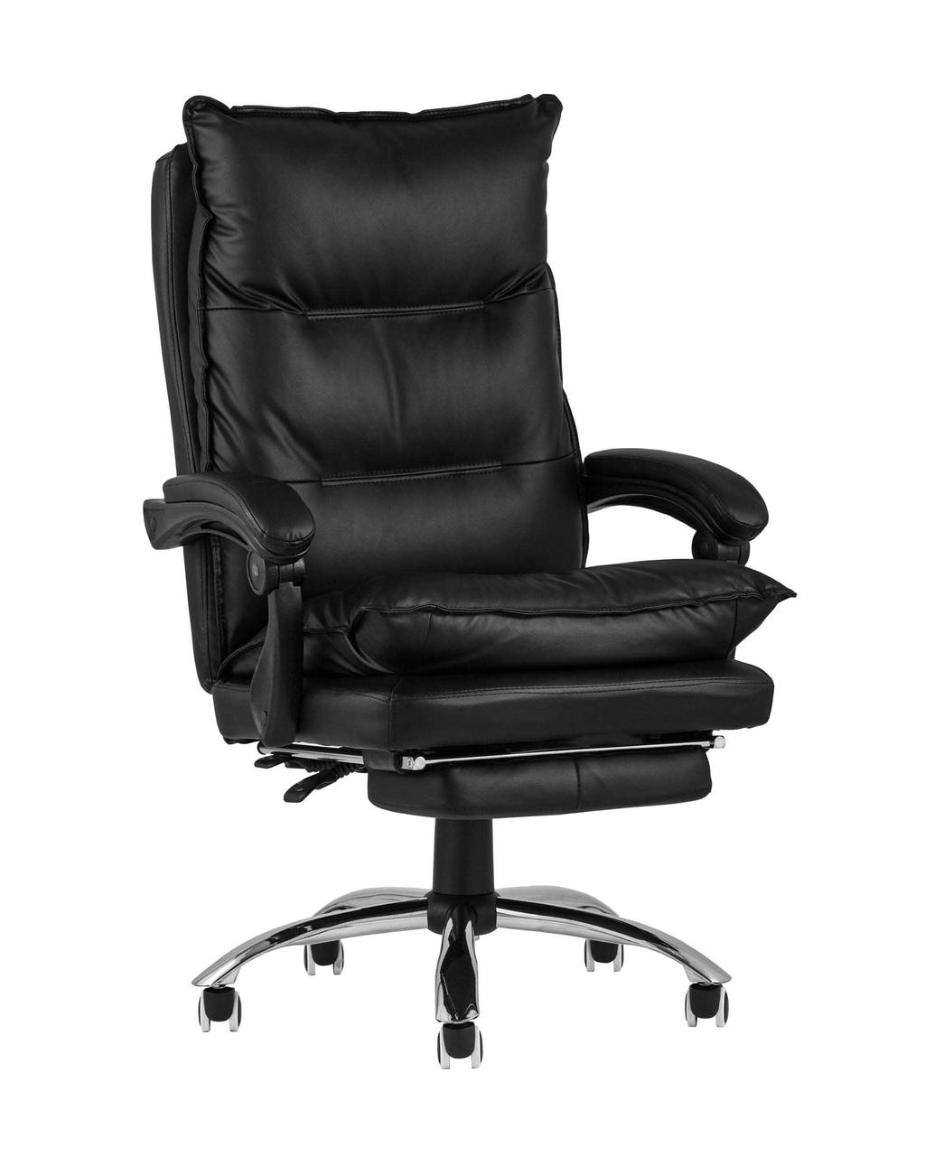 Кресло руководителя TopChairs Alpha черное, фото 1