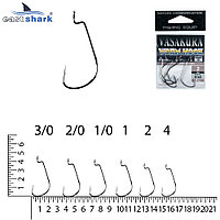 Крючки офсетные NEW EastShark Vasakura 5163 № 1/0