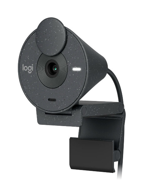 Вэб-камера LOGITECH Web camera Brio 300 Full HD Black 960-001438 - фото 1 - id-p116372966