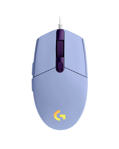 Мышь компьютерная Mouse wired LOGITECH G102 LIGHTSYNC  LILAC 910-005857