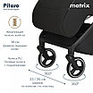 Коляска прогулочная Pituso Matrix Black/чёрный PU A19, фото 4