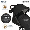 Коляска прогулочная Pituso Matrix Black/чёрный PU A19, фото 7