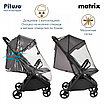 Коляска прогулочная Pituso Matrix Black/чёрный PU A19, фото 8
