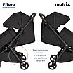 Коляска прогулочная Pituso Matrix Black/чёрный PU A19, фото 10