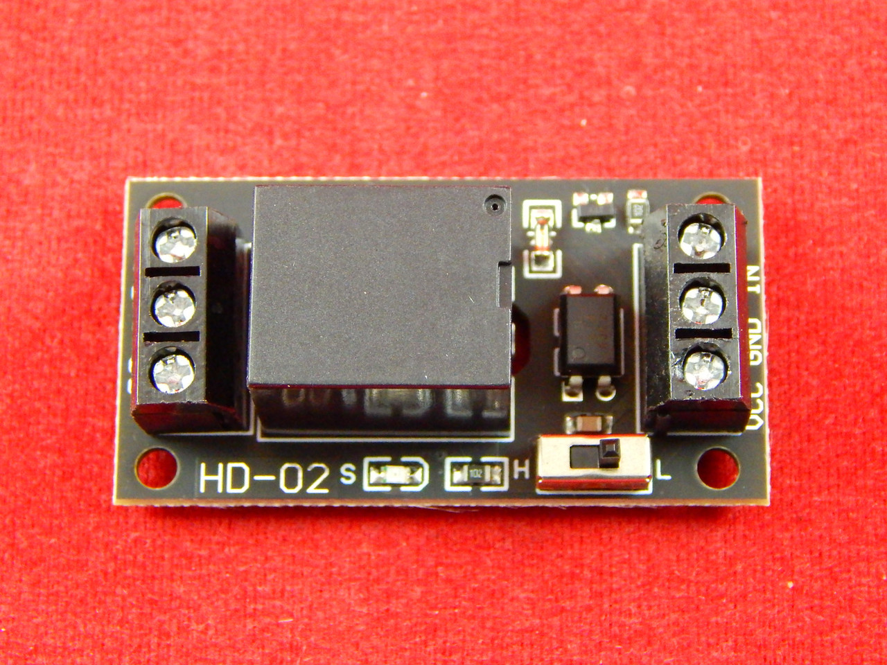 Модуль 1-канального реле с оптопарой, 3.3В, 180мА, 50х26х17 мм - фото 1 - id-p116375030
