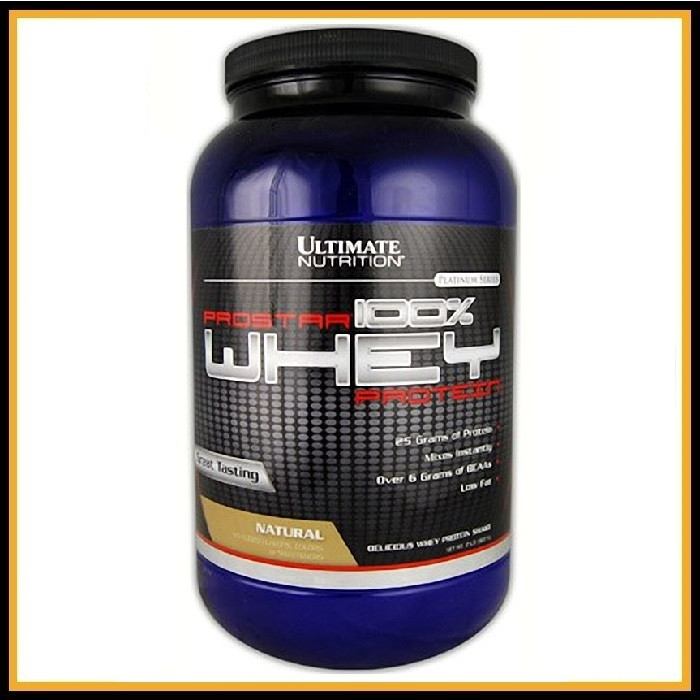 Ultimate Nutrition Prostar Whey 909гр (Клубника) - фото 1 - id-p116376010