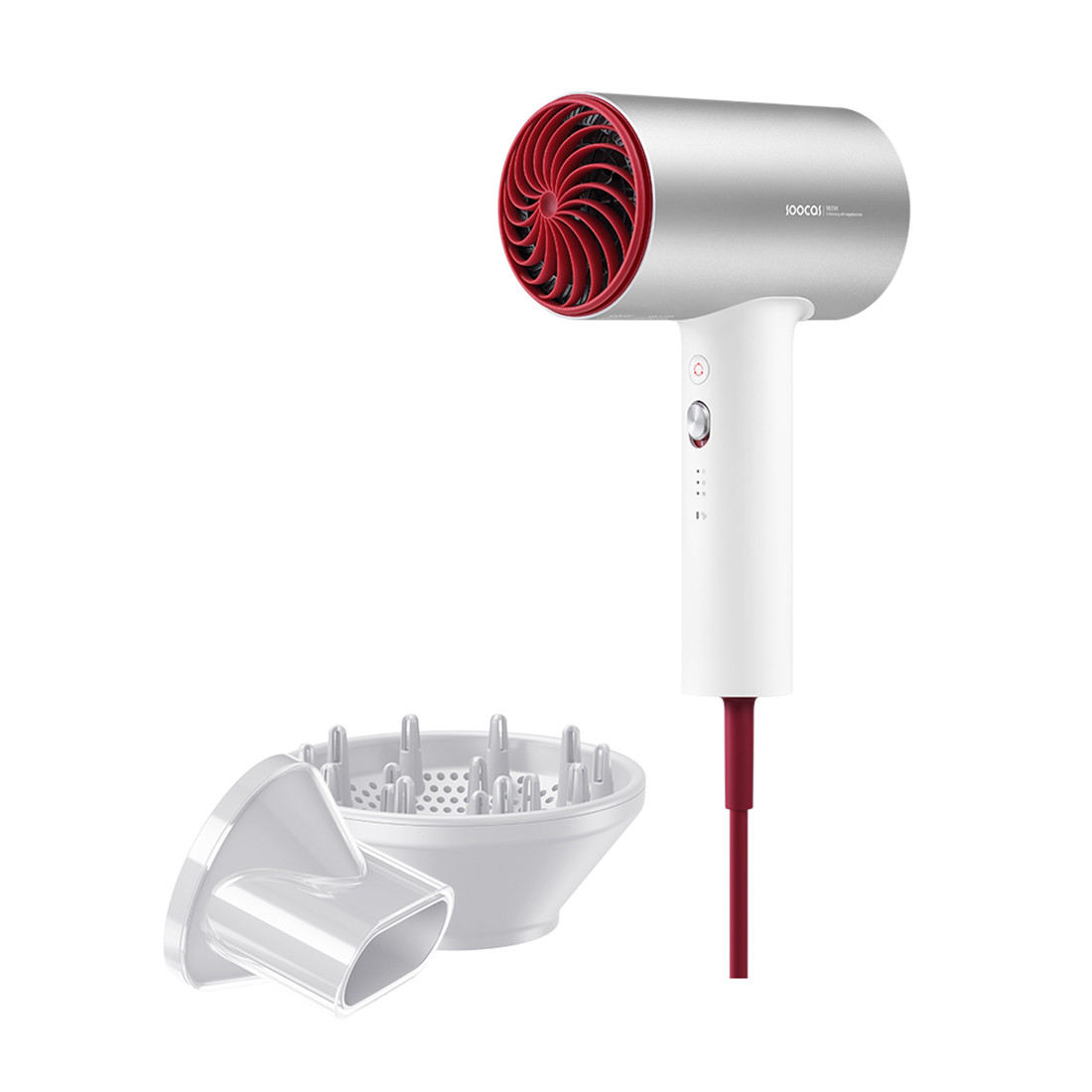 Фен для волос Soocas H5 Hair Dryer с диффузором Серебристый H5