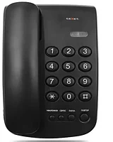 Телефон проводной Texet TX-241 чёрный 126899