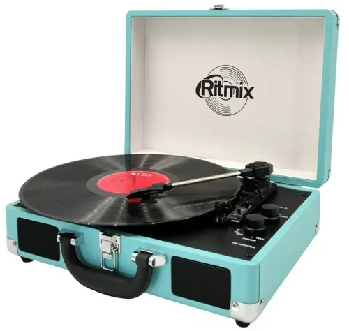 Проигрыватель виниловый Ritmix LP-160B голубой 80001172 - фото 1 - id-p116166698