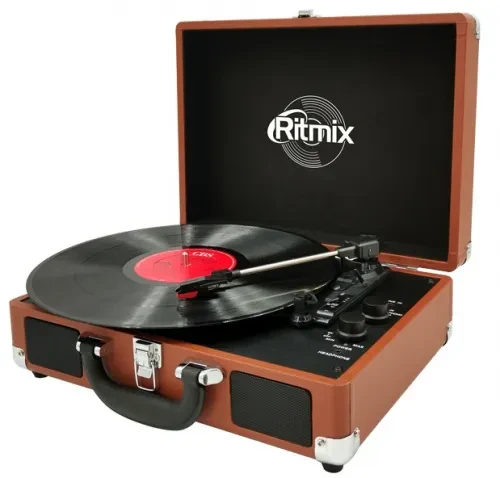 Проигрыватель виниловый Ritmix LP-160B коричневый 80001173