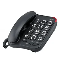 Телефон проводной Texet TX-201 черный 111640