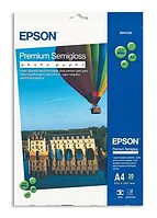 Фотобумага Epson C13S041332 Premium Semigloss Photo Paper A4 (20л)                                  C13S041332