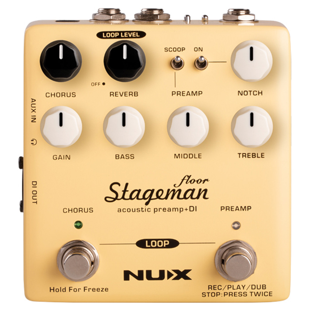 Предусилитель для акустической гитары Nux Stageman Floor NAP-5 - фото 1 - id-p116378074
