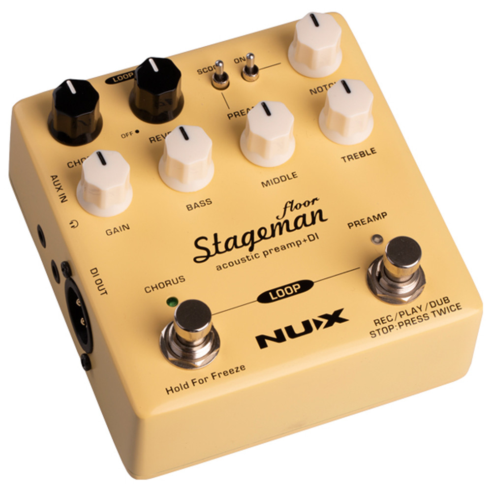 Предусилитель для акустической гитары Nux Stageman Floor NAP-5 - фото 2 - id-p116378103