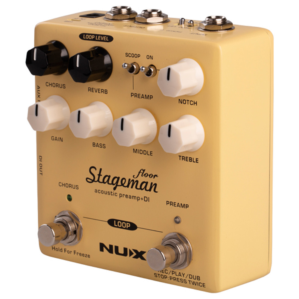 Предусилитель для акустической гитары Nux Stageman Floor NAP-5 - фото 4 - id-p116378103