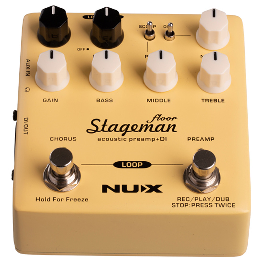 Предусилитель для акустической гитары Nux Stageman Floor NAP-5 - фото 6 - id-p116378103