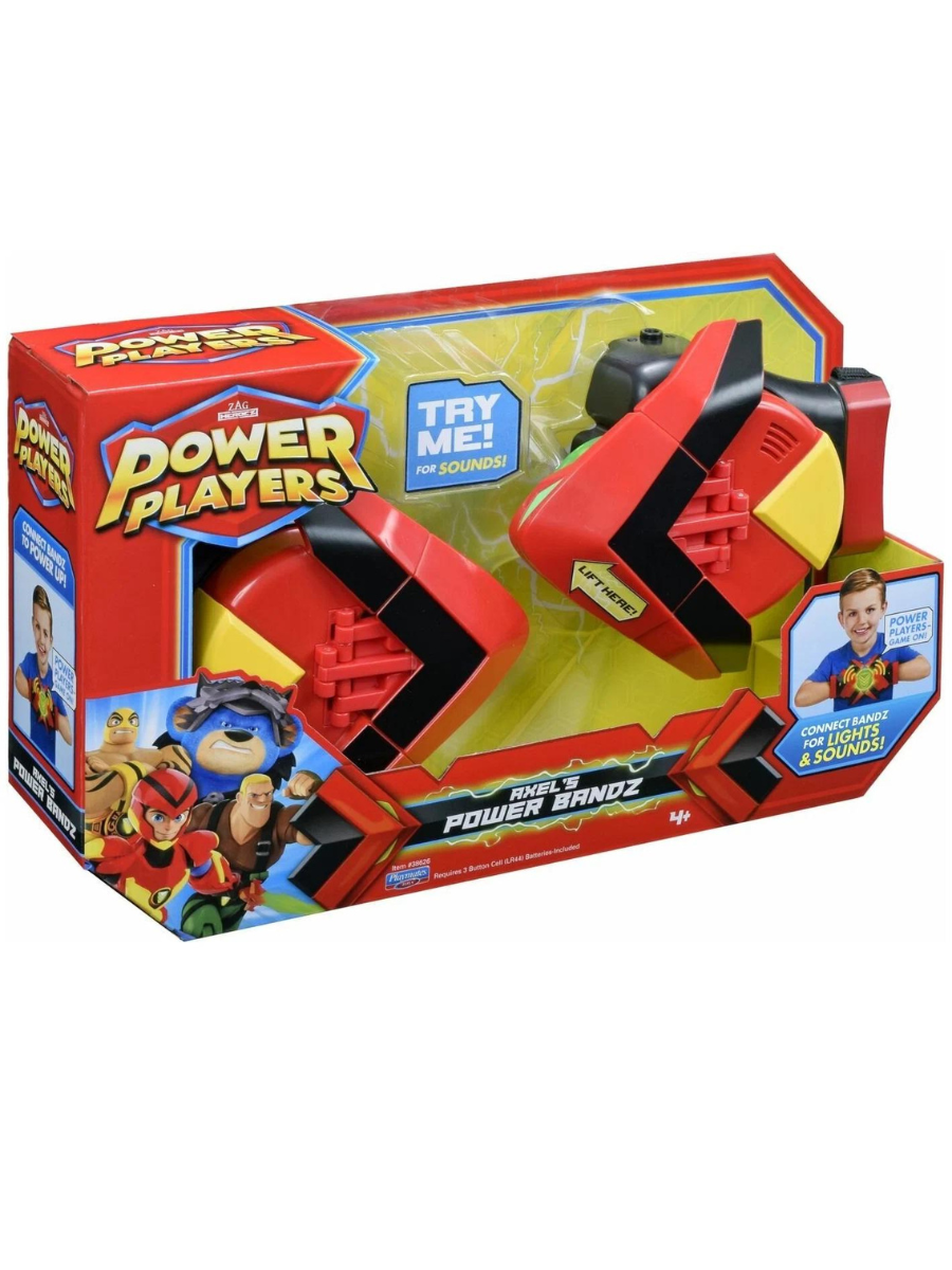 Игровой набор детский Power Players перчатки-браслеты Акселя со звуком и светом