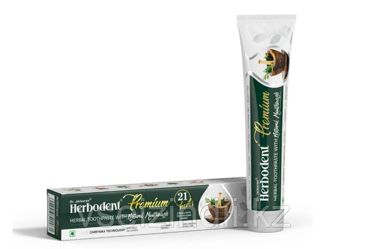 Зубная паста Herbodent Premium Herbal Toothpaste (Herbal Dr.Jaikaran), 100 гр - фото 1 - id-p116378510
