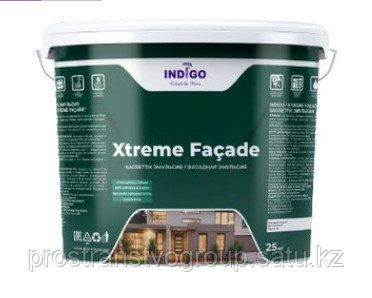 Краска Xtreme Facade силикон-акриловая атмосферостойкая для фасадов 15кг, фото 2