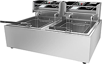 Фритюрница двойная профессиональная 16 литров (электрическая)