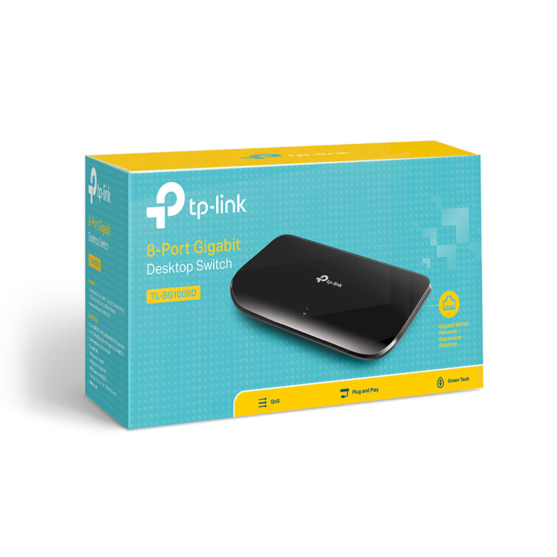 Коммутатор TP-Link TL-SG1008D (8 портов, Неуправляемый, Без Uplink портов, Без Uplink портов, 10/100/1000 - фото 4 - id-p44802668