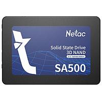 Твердотельный накопитель SSD 120Gb, SATA 6 Gb-s, Netac SA500, 2.5*, 3D TLC, 500R-400W