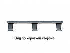 Пластиковая паллета, евро поддон перфорированный 1200 800 150мм на 3-х полозьях серый 02.102.91.С71.Q, фото 3