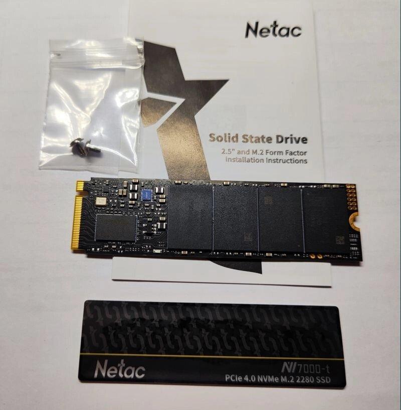 Накопитель SSD Netac PCLe 4.0 NV7000-t, M. 2 2280 NVMe, 4 ТБ - фото 8 - id-p116134502