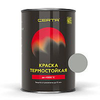 CERTA эмаль термостойкая антикоррозионная серый до 400°С (0,8кг)