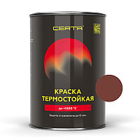 CERTA эмаль термост. антикор. красно-коричневый до 500°С (0,8кг)