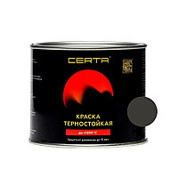 CERTA эмаль термостойкая антикоррозионная антрацит до 600°С (0,4кг)