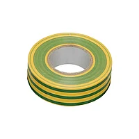 Изолента 0,18х19 мм желто-зеленая 20 метров IEK (10) (200)