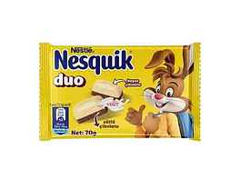 Шоколад белый и молочный Nesquik DUO 70гр