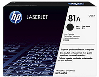 HP 81A CF281A лазерлік картриджінің түпнұсқасы қара түсті