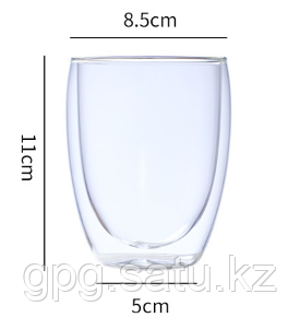 Стеклянный стакан с двойными стенками - фото 2 - id-p116405079