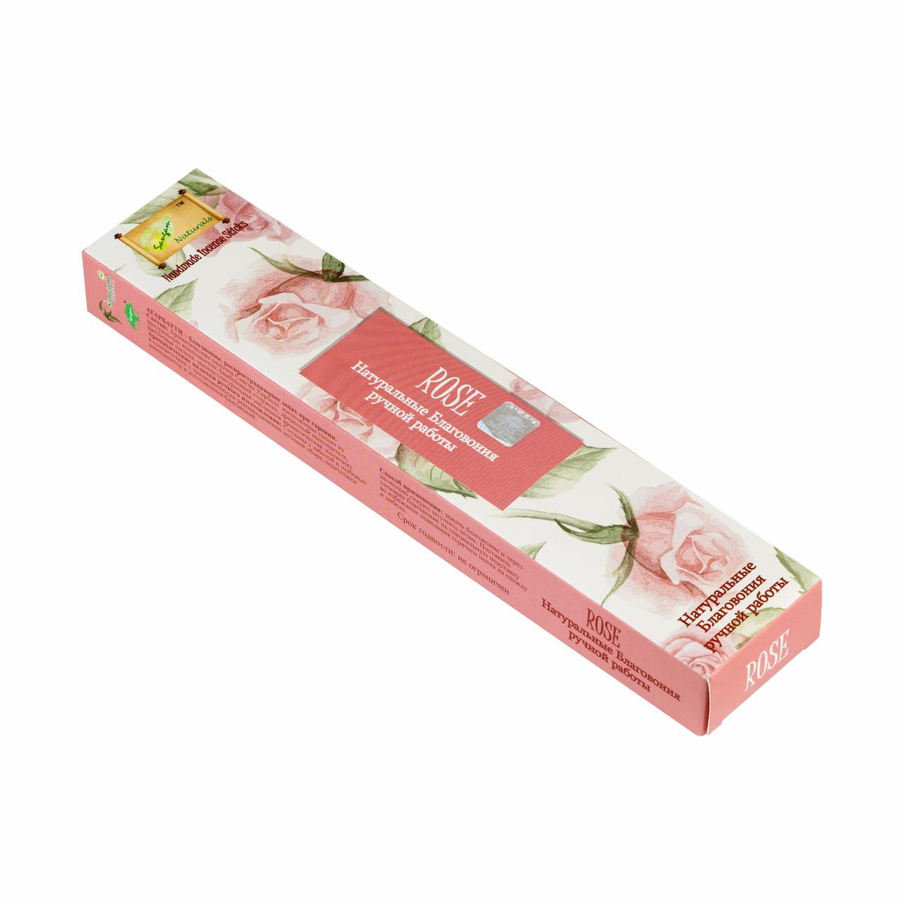 Благовония Роза (Incense Sticks Rose) Sangam Herbals, 15 г