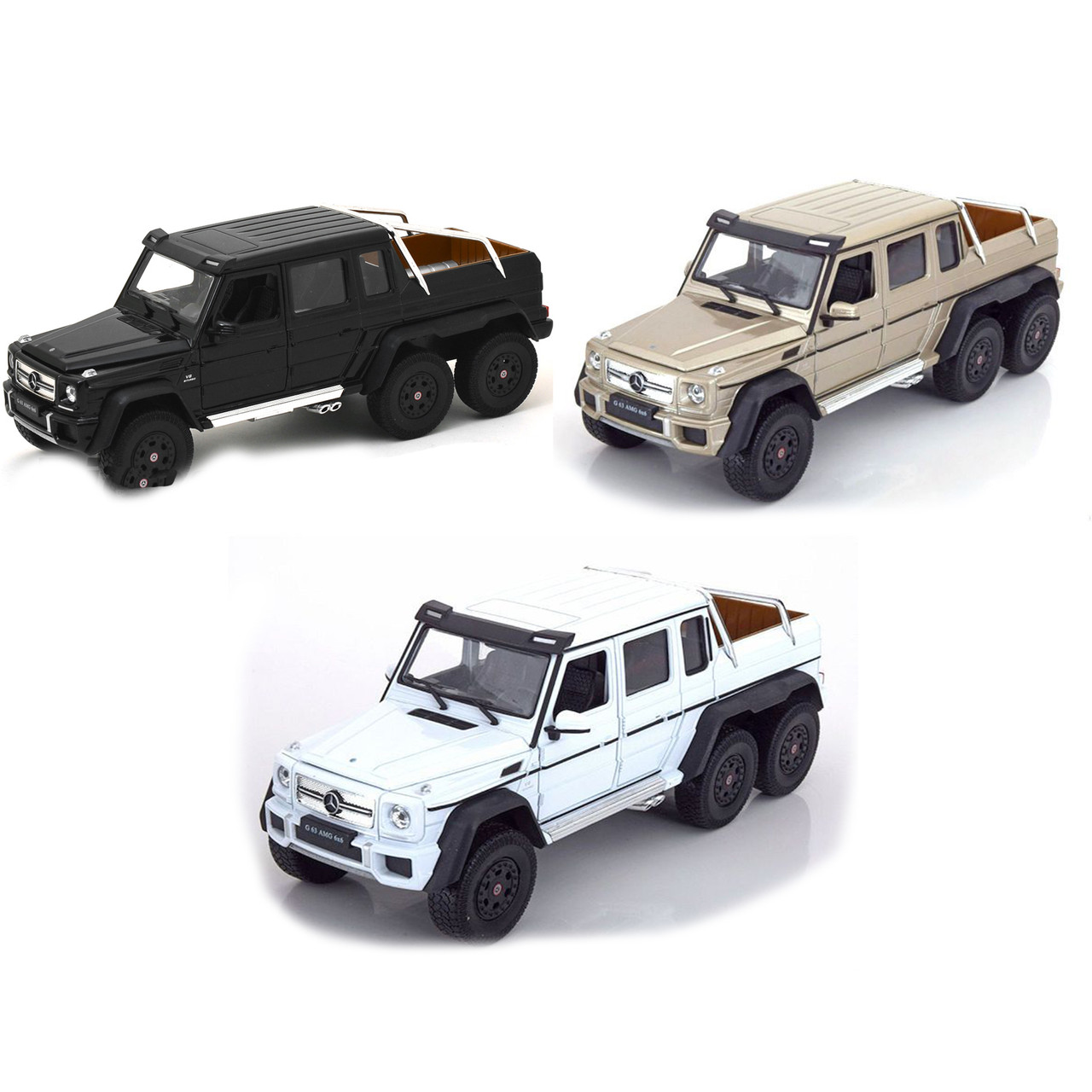 1/24 Welly Коллекционная модель Mercedes-Benz G63 AMG 6x6 - фото 1 - id-p116282021