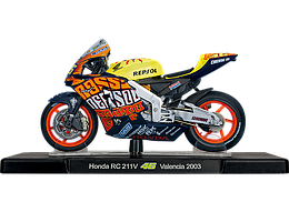 1/18 Maisto Металлический модель мотоцикла Honda RCV Persol 2003 желтый-розовый