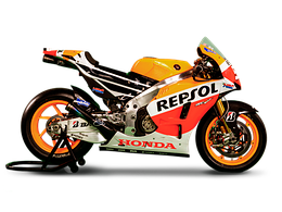 1/18 Maisto Металлический модель мотоцикла Honda RCV Persol 2003 оранжевый