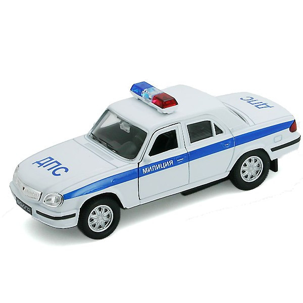 1/34 Welly Металлическая модель ГАЗ-31105 Волга ДПС, фото 1