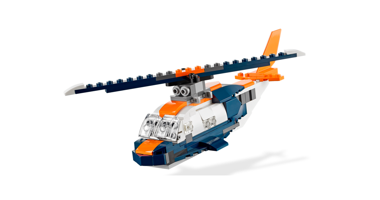 31126 Lego Creator Сверхзвуковой самолёт, Лего Дупло - фото 4 - id-p116281441
