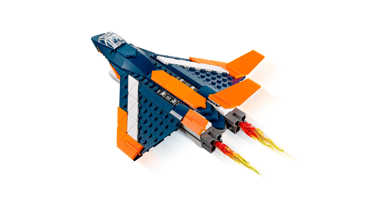 31126 Lego Creator Сверхзвуковой самолёт, Лего Дупло - фото 5 - id-p116281441