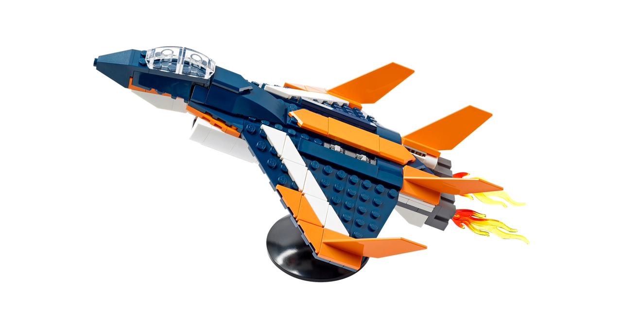31126 Lego Creator Сверхзвуковой самолёт, Лего Дупло - фото 6 - id-p116281441